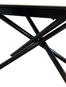 Кухонный стол раздвижной DK1200 (черный/керамика мрамор золотой) в Челябинске - предосмотр 13
