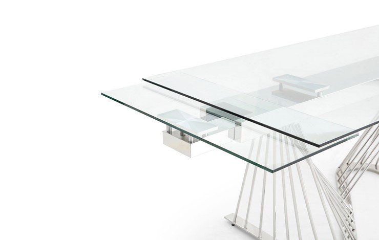 Кухонный стол раздвижной DT9118GS стекло в Миассе - изображение 4