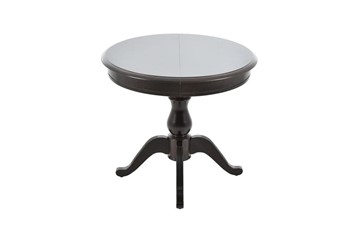 Деревянный стол на кухню Фабрицио-1 Круг 1000, (Тон 8 - Венге натуральный) Морилка/Эмаль в Миассе