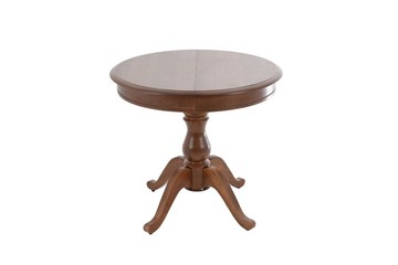 Деревянный кухонный стол Фабрицио-1 Круг 900, (Тон 4 - Коньяк) Морилка/Эмаль в Миассе