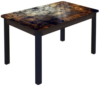 Кухонный стол раскладной Гамбург исп. 1, ноги метал. крашеные №23 (Exclusive h103/венге) в Магнитогорске