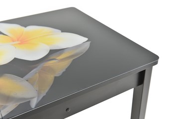 Кухонный стол раскладной Гамбург Мини, ноги метал. крашеные №23 (Exclusive h103/венге) в Челябинске - предосмотр 10
