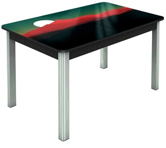 Обеденный раздвижной стол Гамбург Мини, ноги метал. крашеные №23 (Exclusive h117/черный) в Миассе