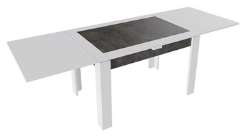 Кухонный раскладной стол Хьюстон тип 4 (Белый/Ателье темный) в Копейске - предосмотр 1