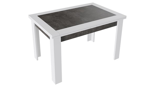 Кухонный раскладной стол Хьюстон тип 4 (Белый/Ателье темный) в Копейске - изображение