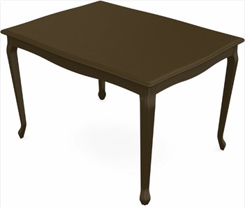 Кухонный стол раскладной Кабриоль 1200х800, тон 5 Покраска + патина (в местах фрезеровки) в Миассе