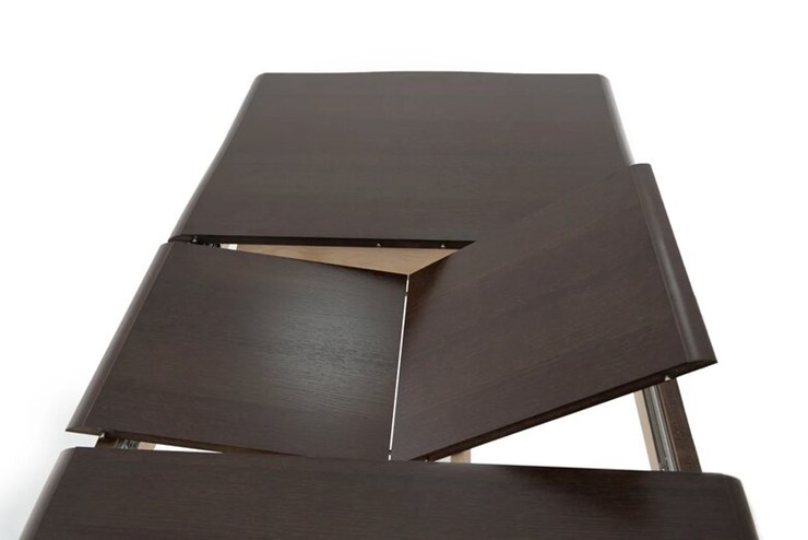 Кухонный стол раскладной Кабриоль 1200х800, (Тон 7 - Орех тёмный) Морилка/Эмаль в Миассе - изображение 7