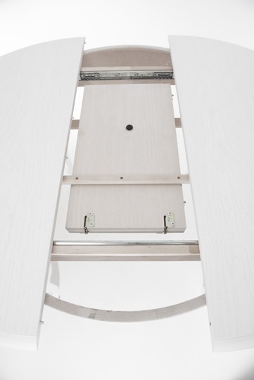 Стол раздвижной Кабриоль исп. Круг 1050, тон 8 Покраска + патина (в местах фрезеровки) в Челябинске - изображение 5