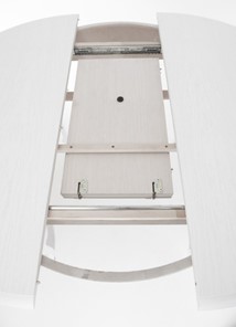 Стол раздвижной Кабриоль исп. Круг 1250, тон 2 Покраска + патина с прорисовкой (на столешнице) в Челябинске - предосмотр 5