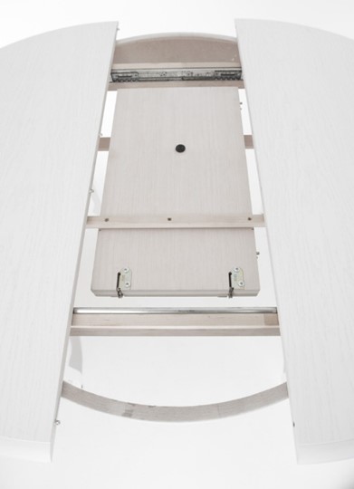 Стол раздвижной Кабриоль исп. Круг 1250, тон 2 Покраска + патина с прорисовкой (на столешнице) в Челябинске - изображение 5