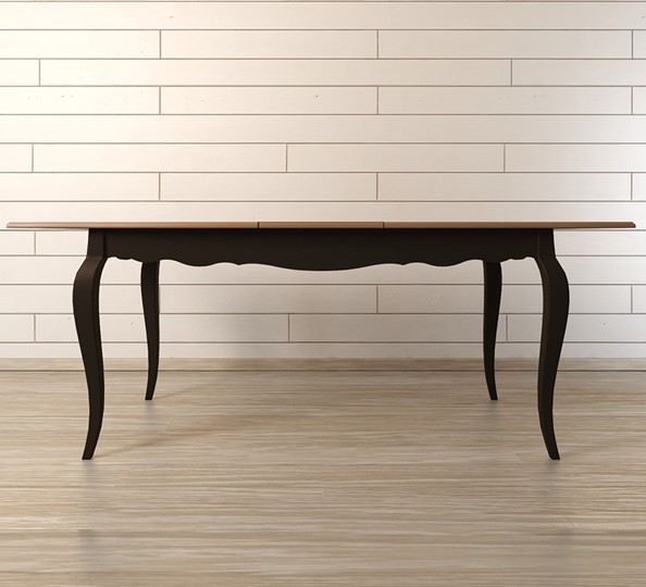 Кухонный стол раскладной Leontina (ST9338BLK) Черный в Магнитогорске - изображение 1