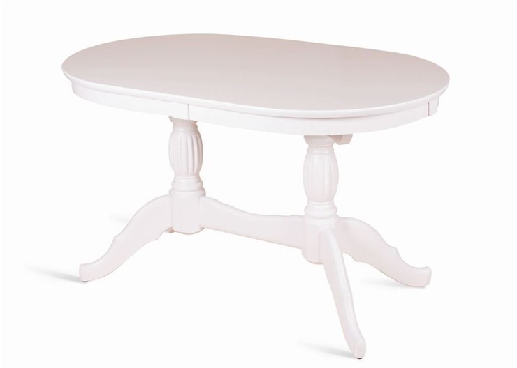 Кухонный стол раскладной Лилия-1300 (белая эмаль) 78,5x82x130+35 в Копейске - изображение 3