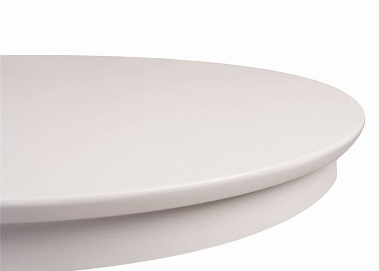 Кухонный стол раскладной Лилия (белая эмаль) 78,5x82x110+35 в Челябинске - изображение 1