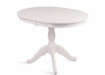 Кухонный стол раскладной Лилия (белая эмаль) 78,5x82x110+35 в Челябинске - предосмотр 2