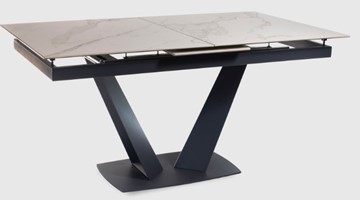 Кухонный раздвижной стол MSK Лорд столешница керамика + стекло в Миассе