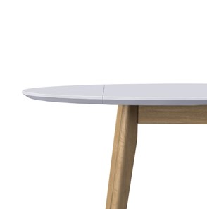 Кухонный раздвижной стол Орион Drop Leaf 100, Дуб/белый в Копейске - предосмотр 2