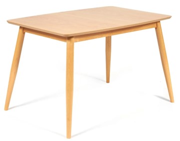 Обеденный раздвижной стол Pavillion (Павильон) бук/мдф 80x120+40x75, Натуральный арт.13982 в Копейске
