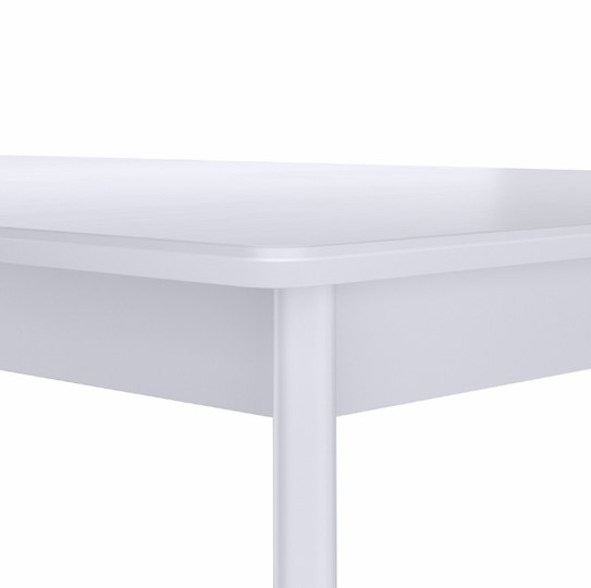 Кухонный стол раскладной Пегас Classic Plus 120, Белый в Златоусте - изображение 3