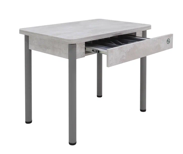 Обеденный раздвижной стол Прайм-3Р, Цемент светлый в Миассе - изображение 2