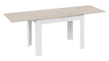 Обеденный раздвижной стол Промо тип 4 (Белый/Дуб сонома светлый) в Копейске - предосмотр 1