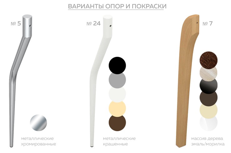 Стол раздвижной Ривьера - Круг, ноги метал. крашеные №24, ФП (Дерево №17) в Челябинске - изображение 1