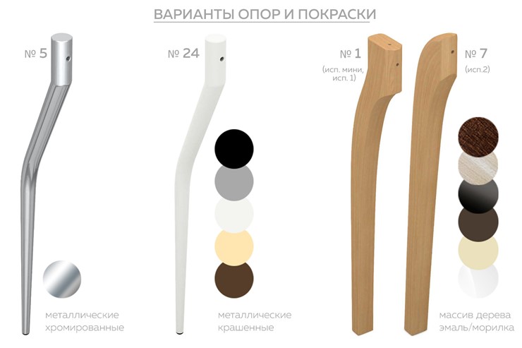 Стол раздвижной Ривьера исп.1 хром №5 (стекло белое/черный) в Челябинске - изображение 1