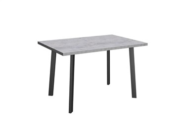 Раздвижной стол Робин, опоры прямые, цемент светлый в Миассе