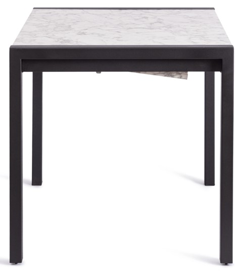 Кухонный раскладной стол SVAN (mod. 1011) ЛДСП+меламин/металл, 120+67х74х75, сосна/чёрный арт.19490 в Челябинске - изображение 1