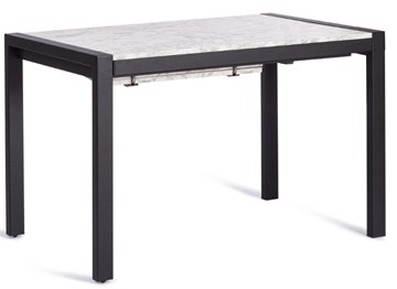 Кухонный раскладной стол SVAN (mod. 1011) ЛДСП+меламин/металл, 120+67х74х75, сосна/чёрный арт.19490 в Миассе