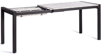 Кухонный раскладной стол SVAN (mod. 1011) ЛДСП+меламин/металл, 120+67х74х75, сосна/чёрный арт.19490 в Челябинске - предосмотр 5