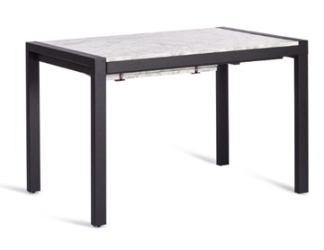 Кухонный раскладной стол SVAN (mod. 1011) ЛДСП+меламин/металл, 120+67х74х75, сосна/чёрный арт.19490 в Челябинске - предосмотр 6