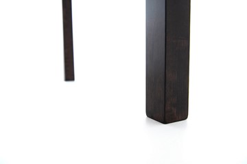 Кухонный стол раздвижной Токио дерево №3 (стекло черное/черный) в Челябинске - предосмотр 7