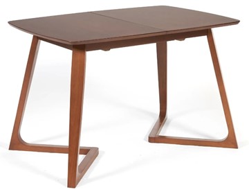 Кухонный стол раскладной VAKU (Ваку) бук/мдф 80x120+40x75, Коричневый арт.13986 в Златоусте