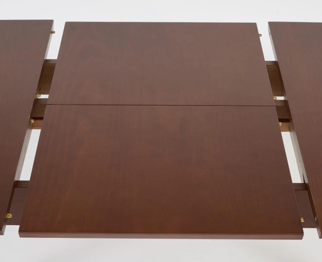 Кухонный стол раскладной VAKU (Ваку) бук/мдф 80x120+40x75, Коричневый арт.13986 в Челябинске - изображение 4