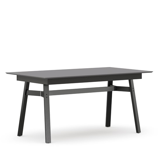 Обеденный стол 1600 Элиот ЛД 414.100.000, Оникс Серый/Чёрный в Копейске - изображение 1
