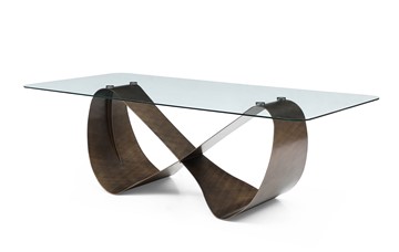 Стеклянный стол DT9305FGI (240) прозрачный/бронзовый в Магнитогорске