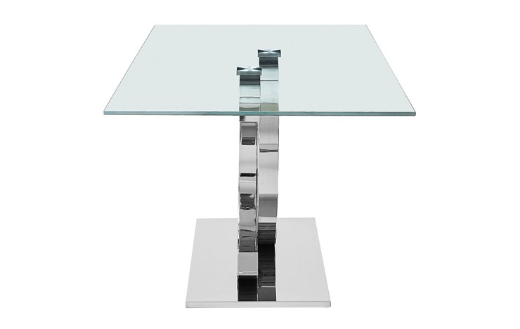 Кухонный обеденный стол FT-151 (180) прозрачный в Миассе - изображение 2