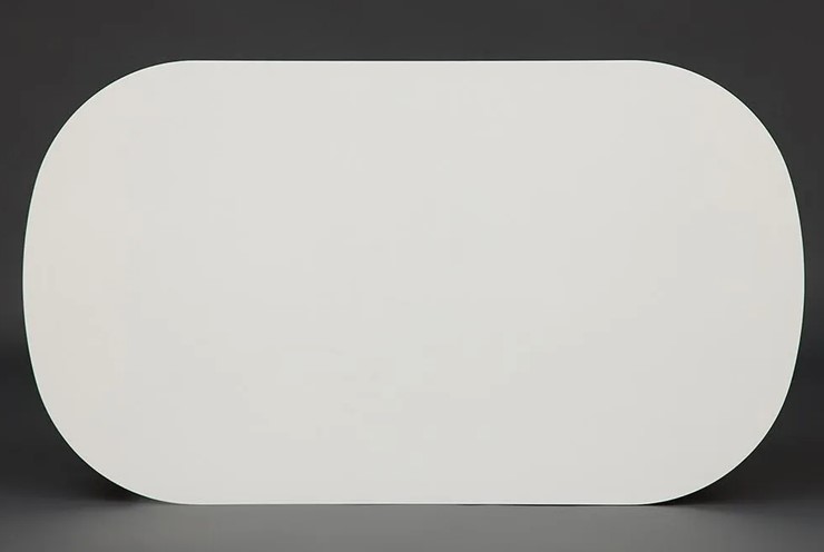 Кухонный стол MAX (Макс) бук/мдф 140х80х75 Белый/Коричневый арт.10465 в Челябинске - изображение 2