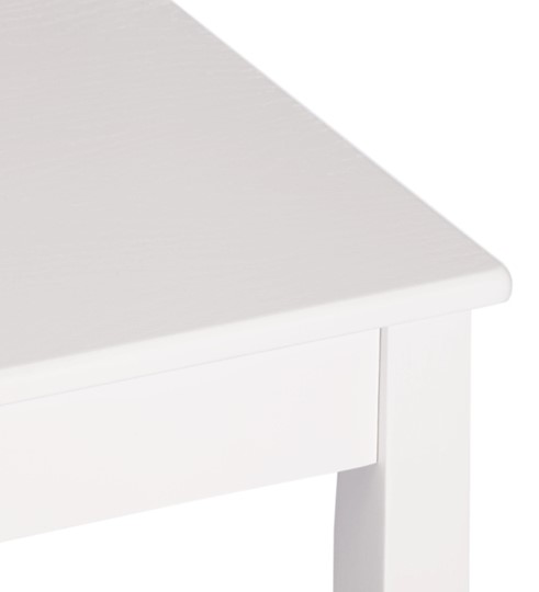 Обеденный стол MOSS бук/мдф, 68х110х75 white арт.20339 в Челябинске - изображение 5