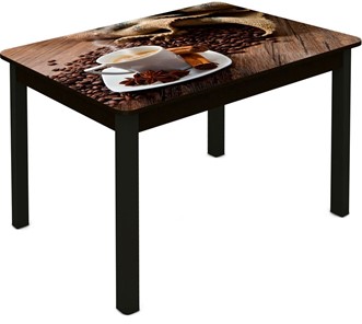 Обеденный стол Мюнхен исп. 1 ноги метал. крашеные №23 Фотопечать (Кофе №22) в Челябинске