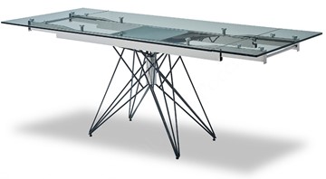 Кухонный раскладной стол T-041 (140) прозрачный в Магнитогорске - предосмотр 3