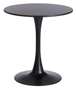 Обеденный стол TULIP 70 (mod. 46) металл/мдф, 70х70х75 Black (черный) арт.19705 в Челябинске