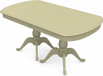 Обеденный раздвижной стол Фабрицио-2 исп. Мыло большой 2 вставки, Тон 10 (Морилка/Эмаль) в Миассе