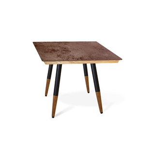 Керамический кухонный стол SHT-TU12 (4 шт.)/ТT8 60/60 (черный/темный орех/прозрачный лак/коричневая сепия) в Миассе
