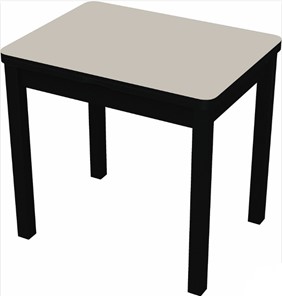 Раздвижной стол Бари дерево №8 (стекло белое/черный) в Копейске