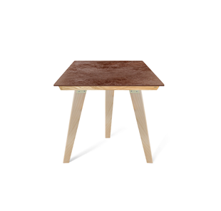 Керамический кухонный стол SHT-TU16 (3 шт.)/ТT8 60/60 (прозрачный лак/прозрачный лак/коричневая сепия) в Копейске
