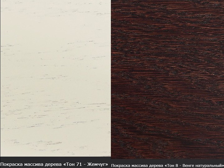Обеденный раздвижной стол Леонардо-1 исп. Круг 1000, тон 4 (Морилка/Эмаль) в Челябинске - изображение 16