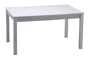 Кухонный раскладной стол Нагано-2 стекло белое opti (хром-лак) 1 в Копейске