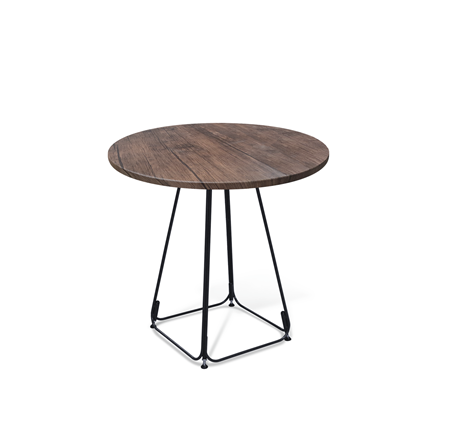 Кухонный обеденный стол SHT-TU23/H71/ТT 80 (темно-серый/палисандр) в Миассе - изображение