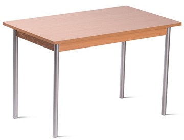 Стол для столовой, ЛДСП Бук/Металлик в Копейске